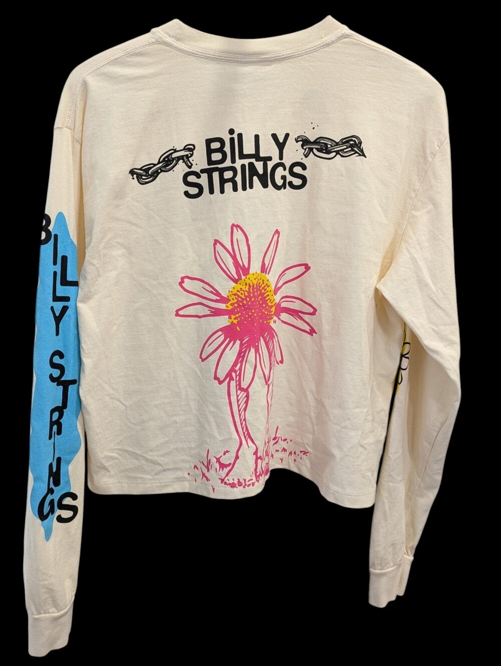 Billy Strings Seeing Flower Champagne Rodman Long Sleeve Tee Large Fall 2025